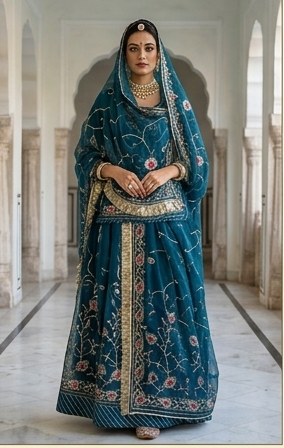 Imperial Teal Poshak