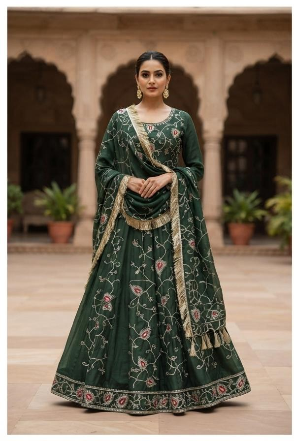 Emerald Gota Patti Poshak