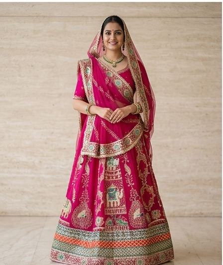 Magenta Gaja Poshak