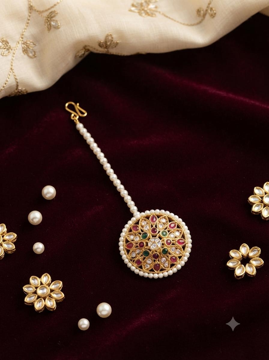 Kundan Polki Borla