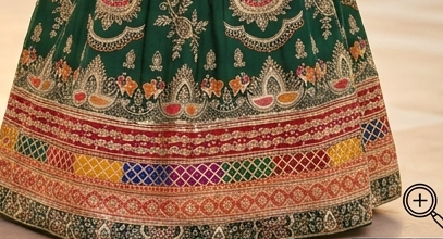 Emerald Darbari Poshak view 3