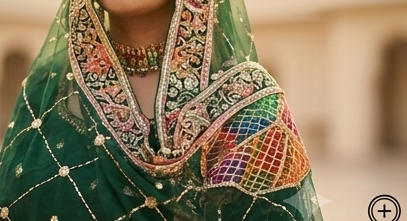 Emerald Darbari Poshak view 4